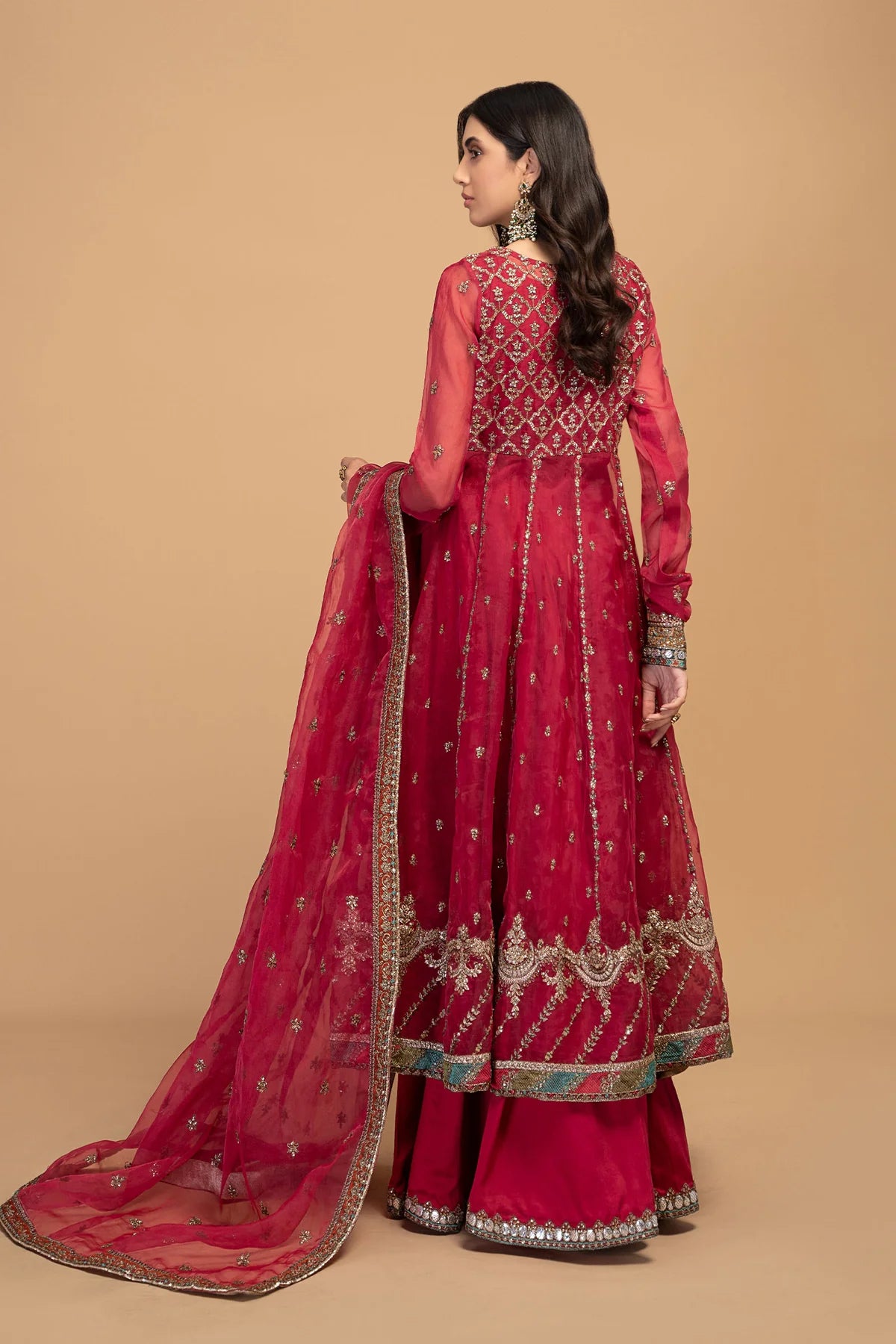 Pink Open Shirt Frock