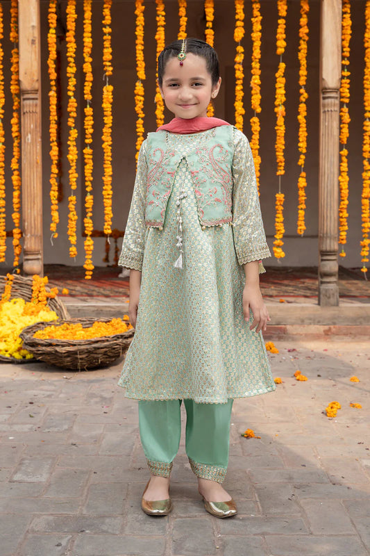 Sea Green Froak Suit with Jacket